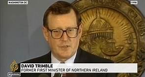 David Trimble: Former Northern Ireland first minister and UUP leader dies, aged 77