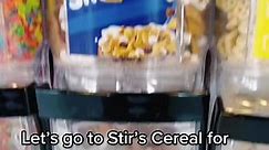 Out of the 75 options of cereal to choose from at Stir’s, I’d choose S’mores every time. #andGO #cereal #cerealcafe #cerealmilk #fyp #viral