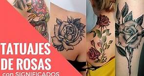 Rose Tattoo ó Tatuajes de Rosas con su significado por sus colores o por su tamaño | Tatuajes Tattoo