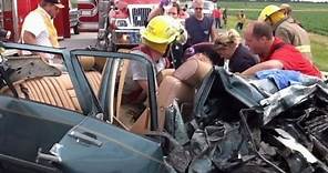 Witnesses Claim Miracle Man Saved Car Crash Victim With Prayer | ABC World News Tonight | ABC News