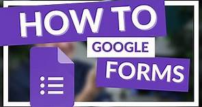 How to use Google Forms Beginners Tutorial