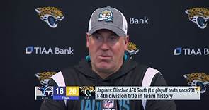 Doug Pederson reflects on how far Jaguars have come during '22 regular season