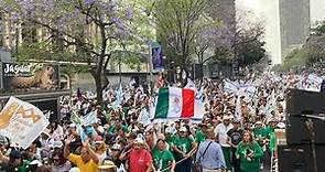 ✝️Marcha Cristiana en la Capital de México CDMX 🚛/8 Abril 2023/ 🎉🎈CRISTO VIVE🎊