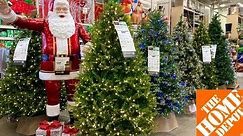 HOME DEPOT CHRISTMAS TREES CHRISTMAS DECORATIONS HOME DECOR SHOP WITH ME SHOPPING STORE WALK THROUGH