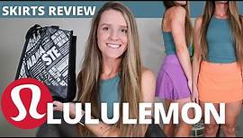 LULULEMON SKIRTS REVIEW & TRY-ON / Reviewing the top-rated skirts at Lululemon
