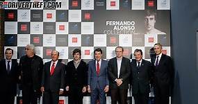 Fernando Alonso presenta su exposición Fernando Alonso Collection en Madrid