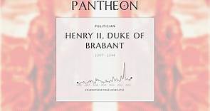 Henry II, Duke of Brabant Biography - Duke of Brabant and Lothier from 1235