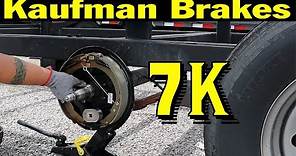 How to change electric trailer brakes DIY! 7K Lippert or Dexter axle
