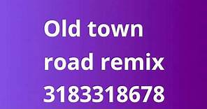 Old Town Road Roblox ID - Music Coder