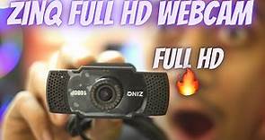 Best Webcam Under 1000🔥 | Zinq Full HD 1080P 2.1 Megapixel 30 FPS USB Webcam | Unboxing And Review