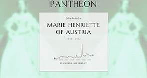 Marie Henriette of Austria Biography - Queen of the Belgians from 1865 to 1902