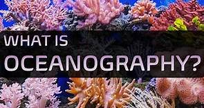 What is Oceanography? ※ What do Oceanographers do?