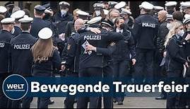 TRAUER NACH DOPPELMORD: Polizisten in Deutschland gedenkt mit Schweigeminute ermordeten Kollegen
