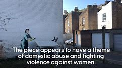 Banksy confirms street artwork with apparent theme of domestic abuse was by him