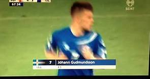 Johann Gudmundsson hattrick, Iceland vs Switzerland WCQ 2014