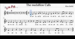 The medallion Calls - Pirati dei Caraibi - Karaoke - Flauto dolce - Spartito - Note - Instrumental