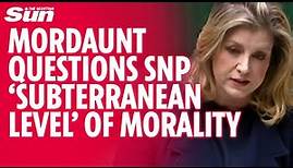 Penny Mordaunt questions SNP 'subterranean level' of morality
