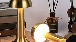 Desk Table Light, Gold Mushroom Portable Table Lamp Cordless  For Dining Room - Walmart.ca