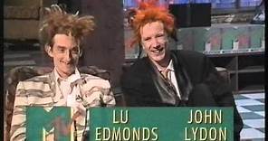 John Lydon Lu Edmonds Interview MTVE 12/09/87