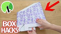 ORGANIZATION HACKS Using a $1 Box from Dollar Tree! (so clever!)