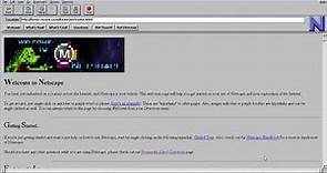 Netscape Navigator 1.0 in 1994