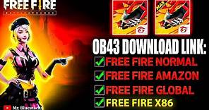 Free Fire OB43 Apk Download Link ⚙️ Amazon, Normal, Huawei & Global x86
