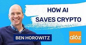 AI & the Crypto Revolution: Andreessen Horowitz Cofounder Ben Horowitz #a16z