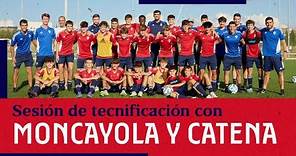 Jornada de tecnificación de Jon Moncayola y Alejandro Catena en Tajonar | Club Atlético Osasuna