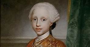 Francisco Javier de Borbón, Infante de España, el último hijo del rey Carlos III.