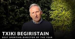Txiki Begiristain awarded Best Sporting Director of the Year 2021