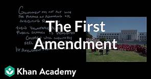 The First Amendment | The National Constitution Center | US government and civics | Khan Academy
