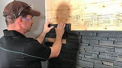 How To Install Faux Stone Wall Panels