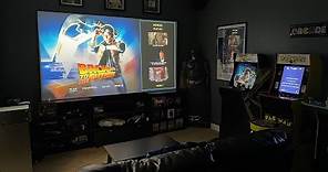 Extreme Budget Home Theater Room Tour. Movie Collection & Cinema Room