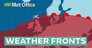 What are weather fronts and how do they affect our weather?