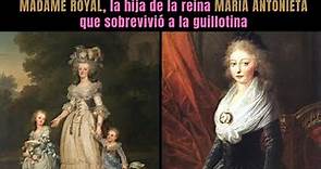 MARÍA TERESA , hija de la reina MARÍA ANTONIETA que sobrevivio a la furia de los franceses