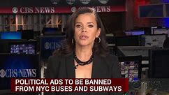 Political ads to be banned from NYC subway