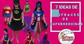 7 Ideas de DISFRACES de Superhéroes para niñas ❤ 7 Ideas of Superhero Costumes for girls ❤