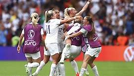 England gewinnt die Frauen-Fußball-EM 2:1 gegen Deutschland