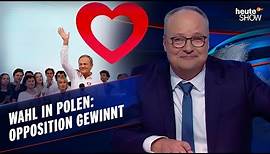 Mit Herz gegen Hetze: Stoppen die Wahlen in Polen Europas Rechtsruck? | heute-show vom 20.10.2023