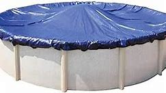 Doheny’s Commercial-Grade Winter Pool Covers for Above Ground Pools | Featuring Doheny’s Exclusive Tear Resistant Weave | The Best Winter Covers for Le$$ Money! (18' Round, Solid - 16 Yr.)