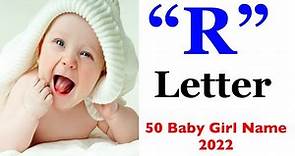Top 50 Hindu Baby girls Names By Alphabet 'R' |Baby girl names starting letter with "R"
