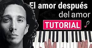 Como tocar "El amor después del amor"(Fito Páez) - Piano tutorial y partitura