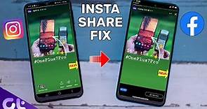 How to Fix Insta­gram Share to Face­book Not Working | Easy Solution | Guiding Tech