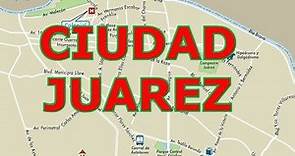 map of Ciudad Juarez Chihuahua