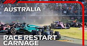 Race Restart Madness in Melbourne! | 2023 Australian Grand Prix