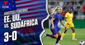 Highlights & Goals | Estados Unidos Femenil vs. Sudáfrica Femenil 3-0 | USWNT | Telemundo Deportes