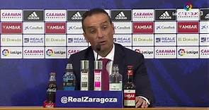 Rueda de prensa de José Luis Oltra tras el Real Zaragoza vs Granada CF (1-1)