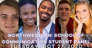 Northwestern Student Panel: School of Communication (10/27/2020)