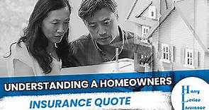 Homeowner's Insurance Quotes - What You Need To Know
