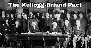27th August 1928: Kellogg-Briand Pact signed by 15 nations including Germany, France and the USA